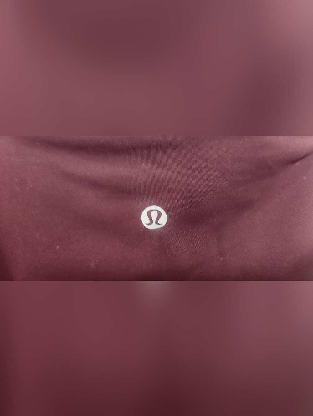 Lululemon Wunder Train High-Rise Crop 23" Maroon Size 2 Excellent Condition - Picture 4 of 5